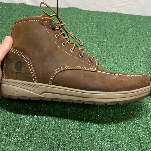 Carhartt Men's Tan Work Boots size 10.5 (OKPM-02-035) - Picture 8 of 10